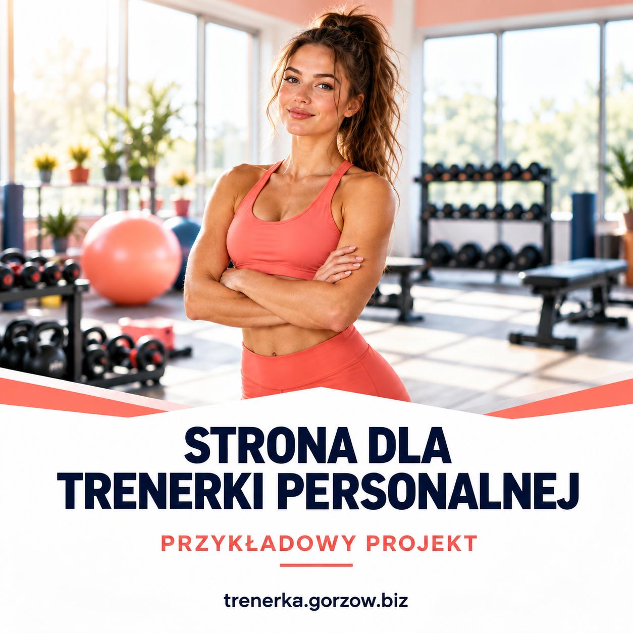 strona www dla trenerki personalnej wdrożenie