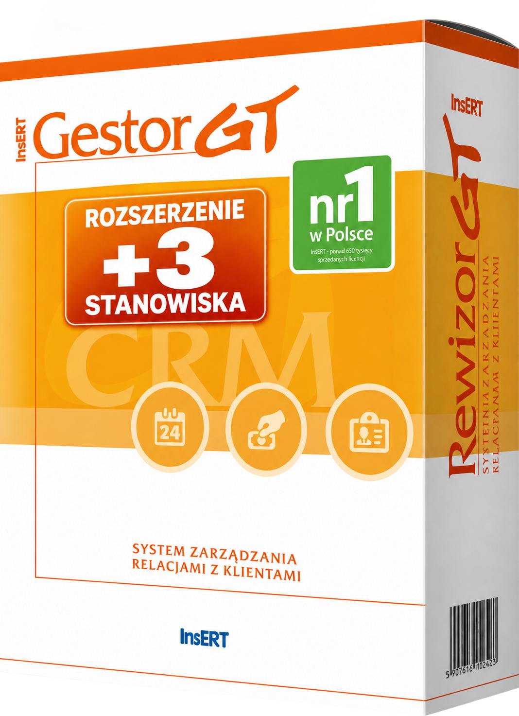 Gestor GT rozszerzenie +3 stanowiska
