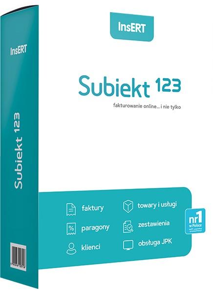 Subiekt 123 wersja podstawowa 1rok