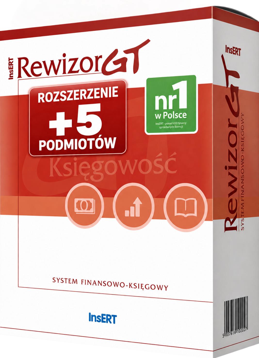Rewizor GT rozszerzenie +5 podmiotów