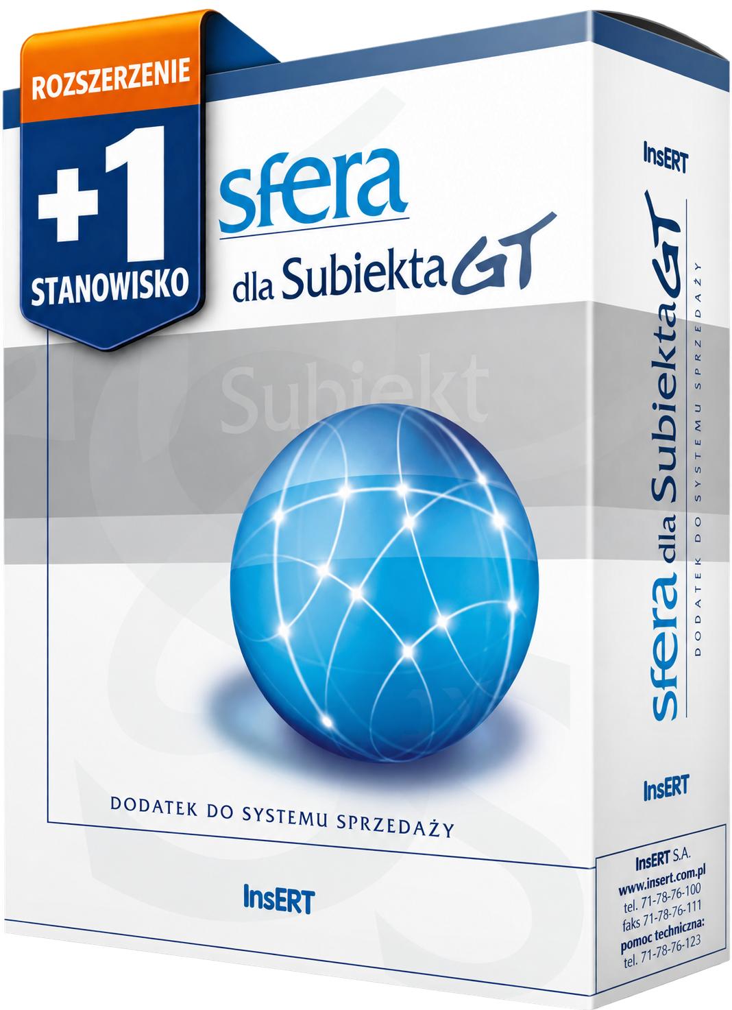 Sfera dla Subiekta GT rozszerzenie +1 stanowisko