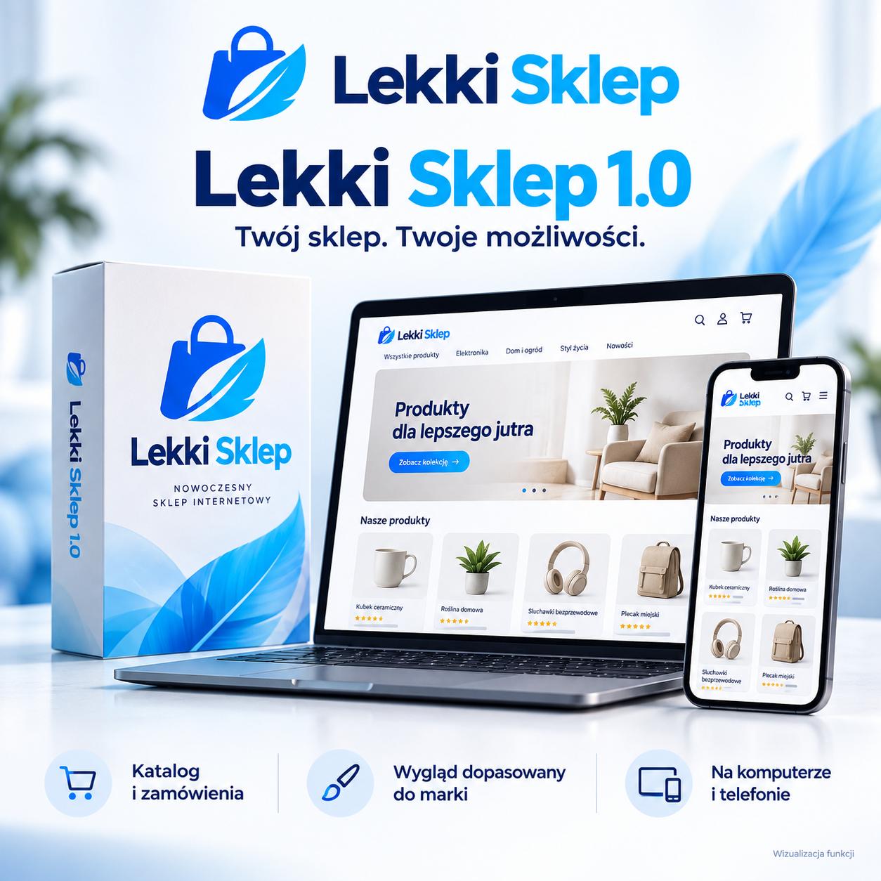 sklep internetowy LekkiSklep licencja + 1 rok aktualizacji