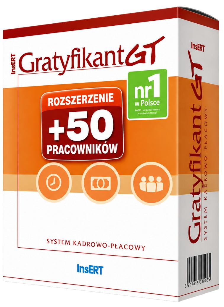 Gratyfikant GT rozszerzenie +50 pracowników