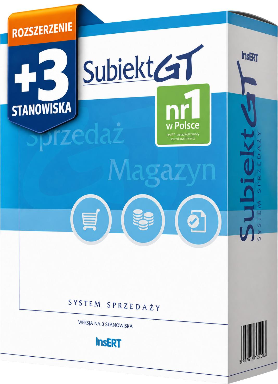 Subiekt GT rozszerzenie +3 stanowiska