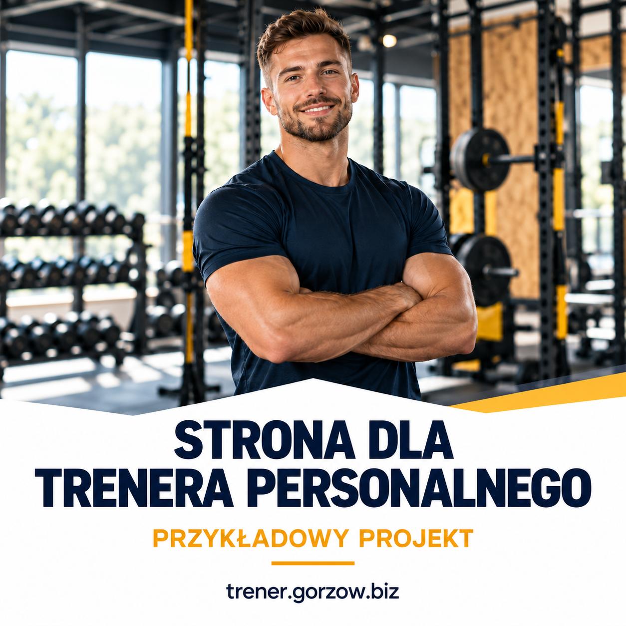 strona www dla trenera personalnego wdrożenie