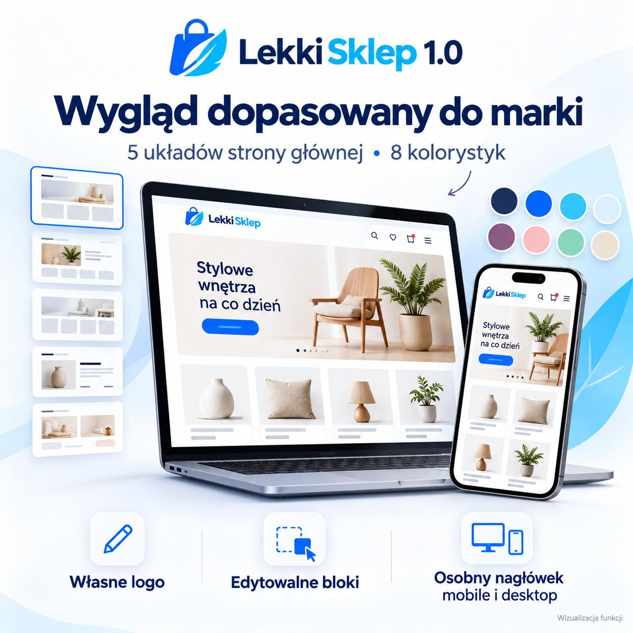 sklep internetowy LekkiSklep licencja + 1 rok aktualizacji — Zdjęcie 2